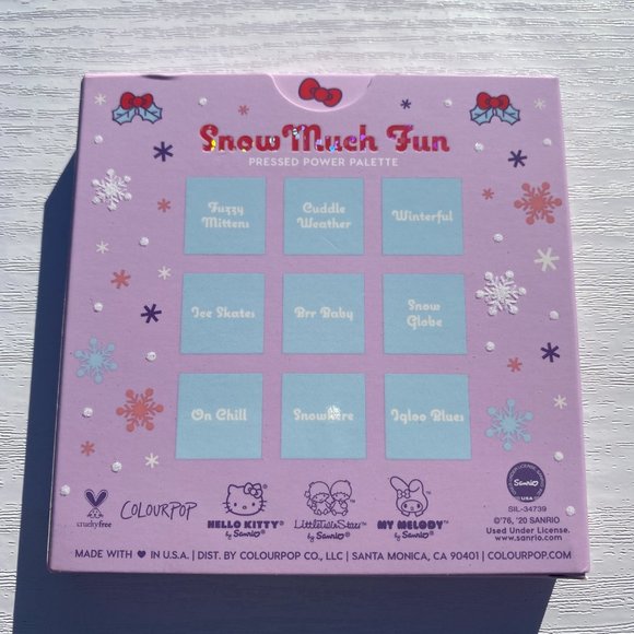 HELLO KITTY COLOURPOP SANRIO EYESHADOW PALETTE - Picture 2 of 9